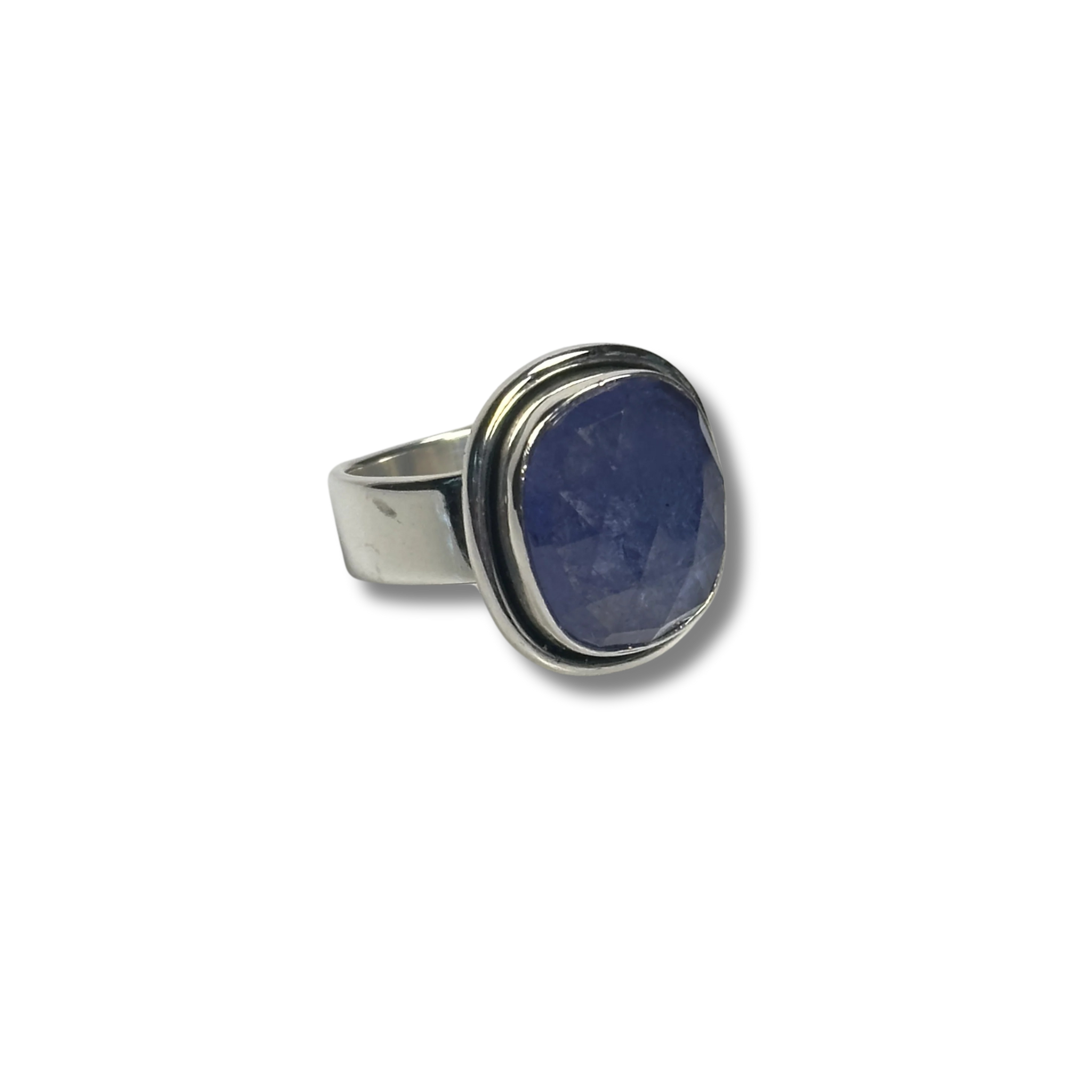 Sterling Silver Ring with Tanzanite
