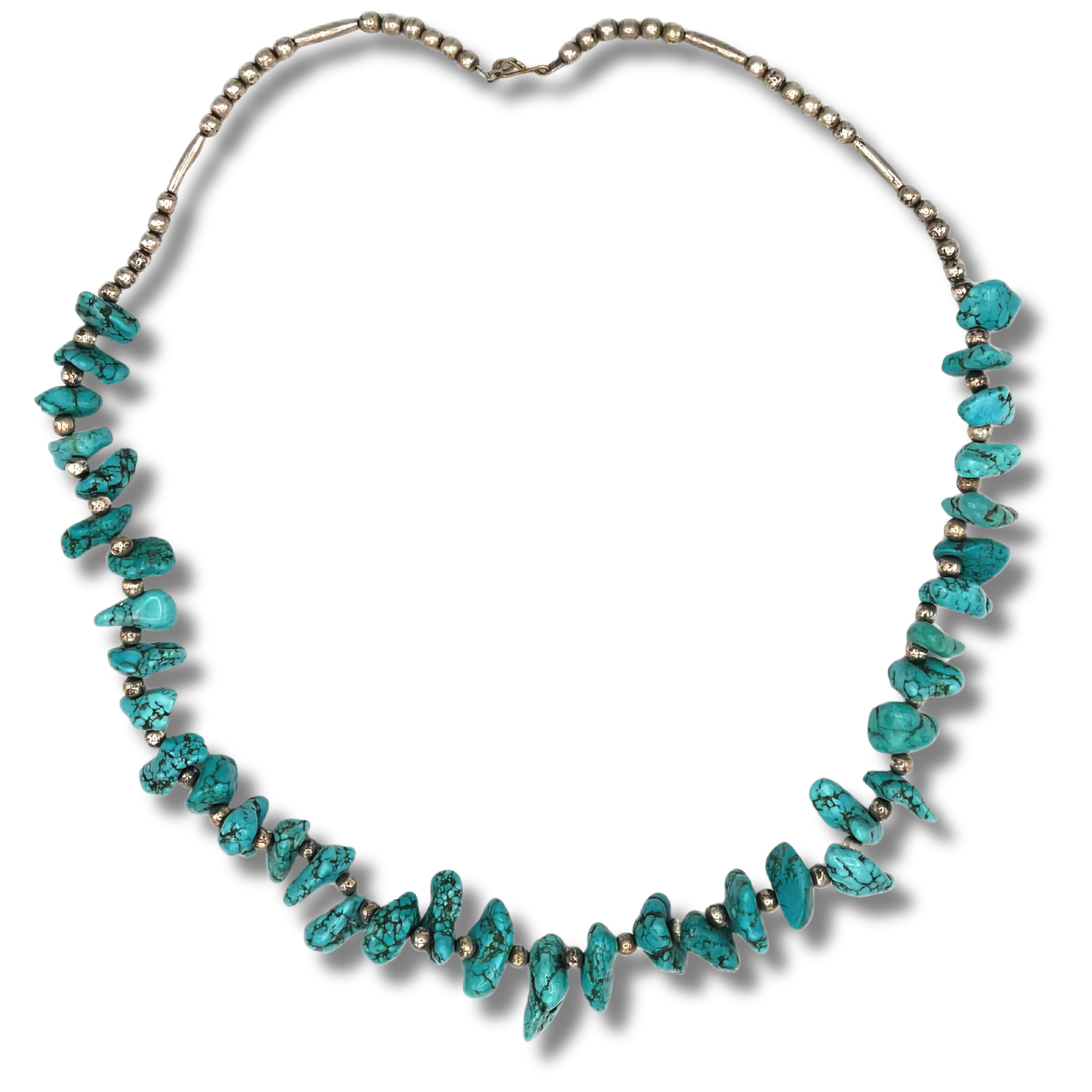 Nevada Turquoise Sterling Silver Necklace