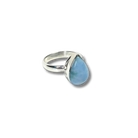 Sterling Silver Larimar Ring