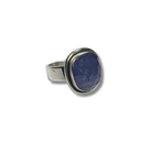 Sterling Silver Ring with Tanzanite