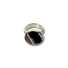 Sterling Silver Ring with Fordite