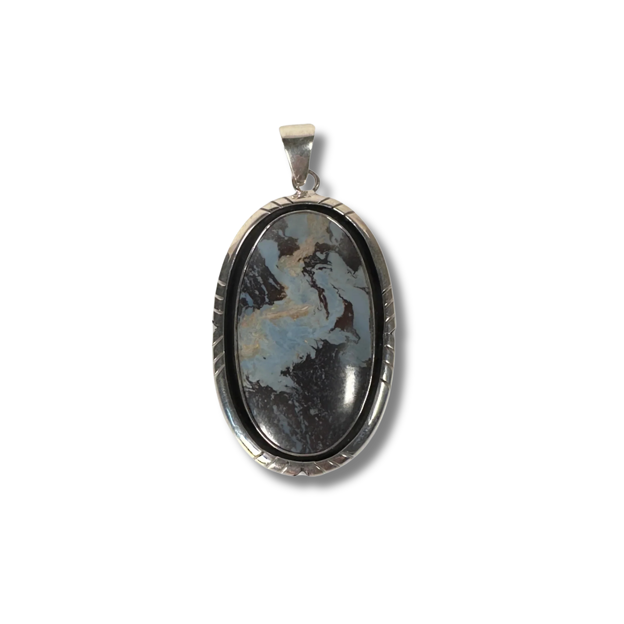 Aztec Lapis Pendant