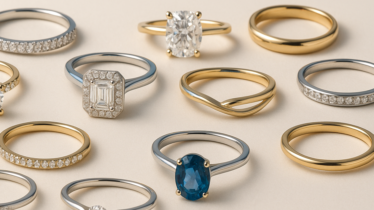 Collection of rings for a header